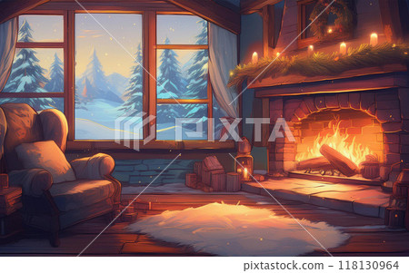 帶壁爐的房間 118130964