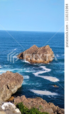 有岩石的海岸 種差海岸 118131964