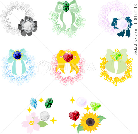 This is an icon set themed around beautiful and gorgeous jewels. 118132118