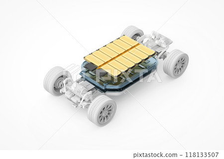 Ev car or electric vehicle with battery pouch cells Ev car or electric vehicle with battery pouch cells 118133507