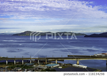 View from Tokiwa Park (Shodoujiyama Park) Hiroshima, Utazu Town, Kagawa Prefecture 118134298