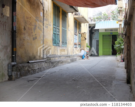 Alley in vietnam Alley in vietnam 118134403
