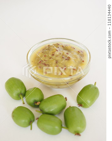 Homemade kokuwa (monkey pear) jam Homemade kokuwa (monkey pear) jam 118134440