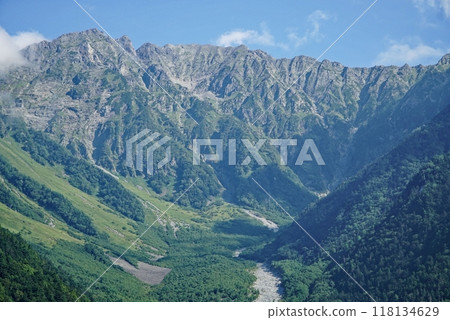 從上高地看到的初夏山脈 從上高地看到的初夏山脈 118134629