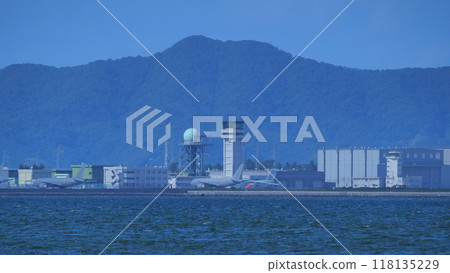 從島根縣安來市飯入川河口出發的三保基地方向2（8月） 118135229