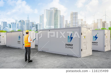 Engineer control energy storage system or battery container unit 118135499