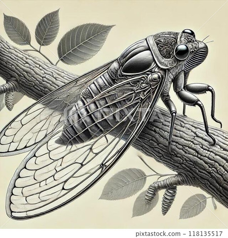 Cicada illustration 118135517