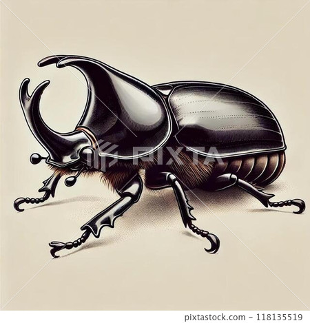甲蟲的插圖 118135519