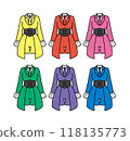 Idol costume illustration set 118135773