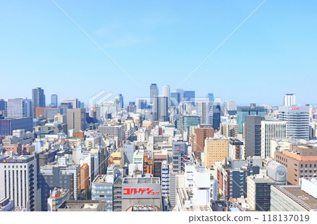 愛知縣名古屋市,名古屋市中心的風景,林立著許多摩天大樓 愛知縣名古屋市,名古屋市中心的風景,林立著許多摩天大樓 118137019
