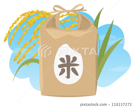水稻 image_vector 插圖 水稻 image_vector 插圖 118137272