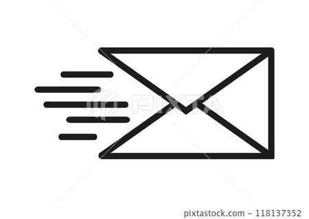 Send message icon on white background. Vector Send message icon on white background. Vector 118137352