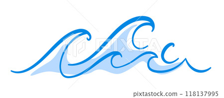Sea wave water splash blue ocean wave Sea wave water splash blue ocean wave 118137995