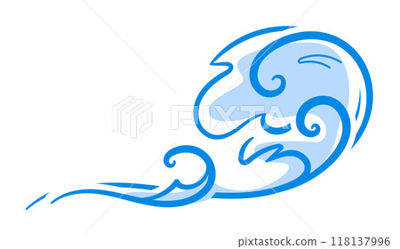 Sea wave water splash blue ocean wave Sea wave water splash blue ocean wave 118137996