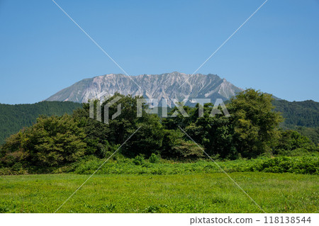 Beautiful late summer at Mt. Daisen in Tottori prefecture, Japan Beautiful late summer at Mt. Daisen in Tottori prefecture, Japan 118138544