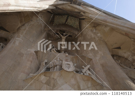 聖家堂受難門面雕塑的一部分 聖家堂受難門面雕塑的一部分 118140513