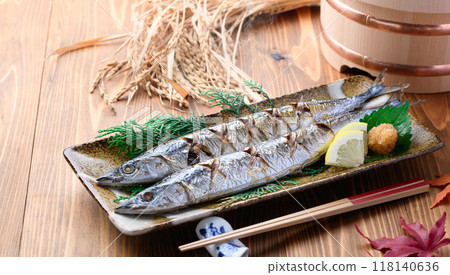秋天的味道:北海道鹽烤秋刀魚 秋天的味道:北海道鹽烤秋刀魚 118140636