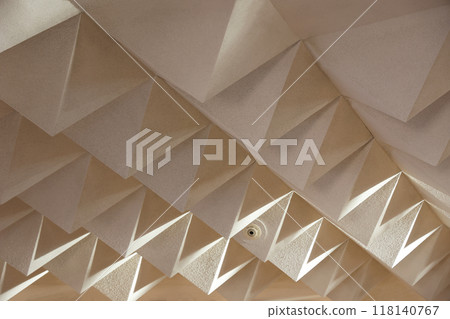 Soundproof, sound-absorbing, anechoic and sound-blocking facility ceilings 118140767