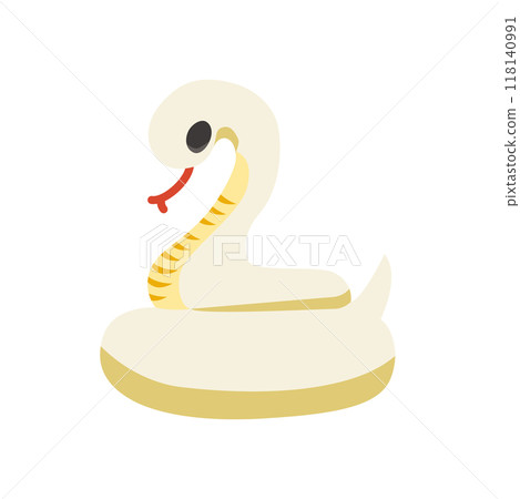 Coiled snake vector illustration 3 Coiled snake vector illustration 3 118140991