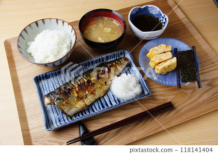Mackerel set meal 118141404