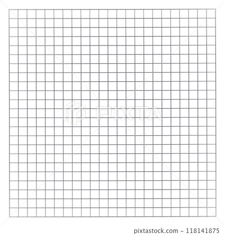 Grid paper. Abstract squared background with color graph. Geometric pattern for school, wallpaper, textures, notebook. Lined blank on transparent background 118141875