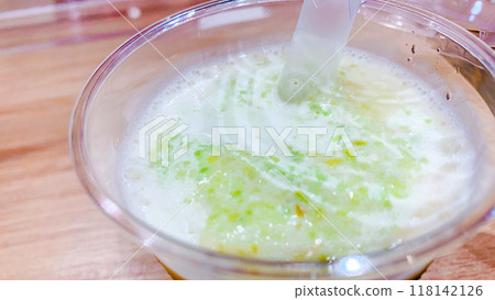 "Zunda bean shake" I had in Sendai "Zunda bean shake" I had in Sendai 118142126
