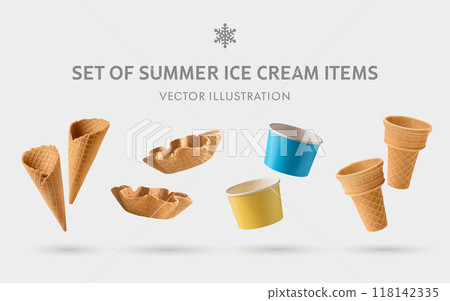 container, treat, gelato 118142335