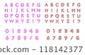 [氣球字母] 字母/數字[粉紅.粉紅金] 118142377