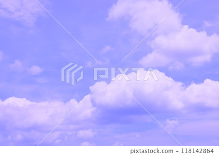 藍天白雲(背景素材) 藍天白雲(背景素材) 118142864