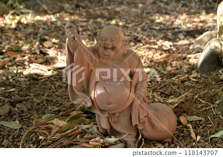 埼玉縣深谷市本住町深谷富士淺間神社參道上的布袋大人 118143707