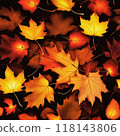 秋葉下落的葉子 118143806