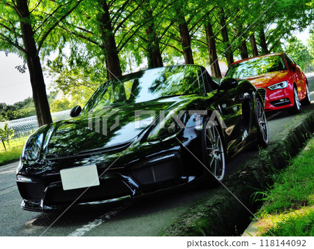 A shiny black convertible 118144092