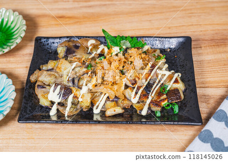 烤茄子丁 118145026