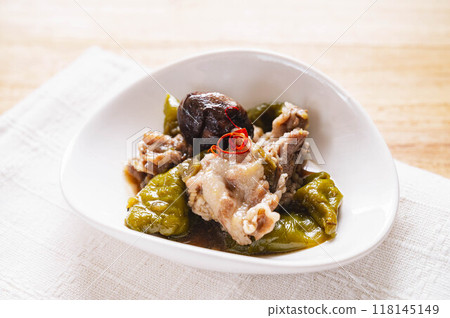 Pork and pepper stew Pork and pepper stew 118145149