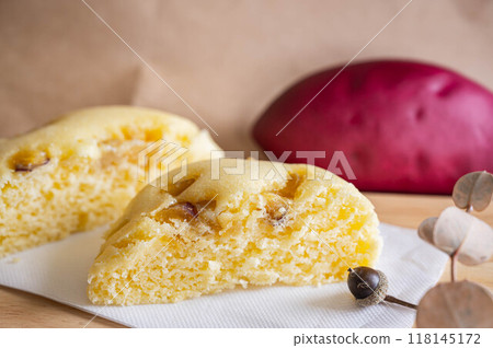 蒸紅薯麵包 118145172