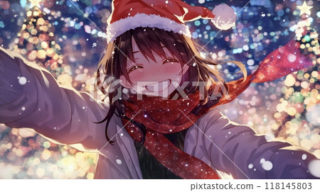 Illuminations and snowy Christmas 3 Illuminations and snowy Christmas 3 118145803