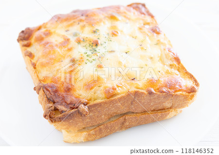 美味的起司吐司三明治 118146352