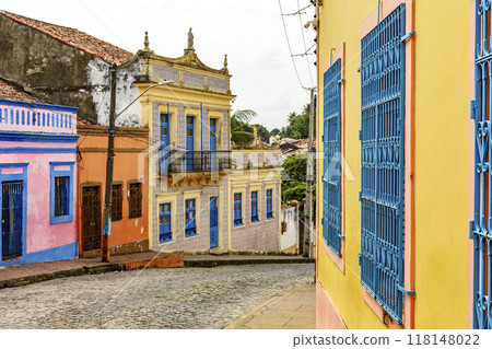 Old and colorful houses 118148022