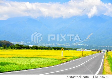 伊那市三保/從尼斯路眺望木曾小岳（長野縣伊那市）[2024.9] 118148780