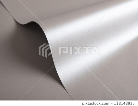 Gray silver metal texture background with gradient and Christmas glow Rich luxury structure, elegant 118148933