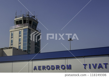 Montenegro, Tivat Airport Facade Montenegro, Tivat Airport Facade 118149306