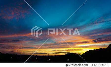 Sunset at Dannoura Parking Area 118149652