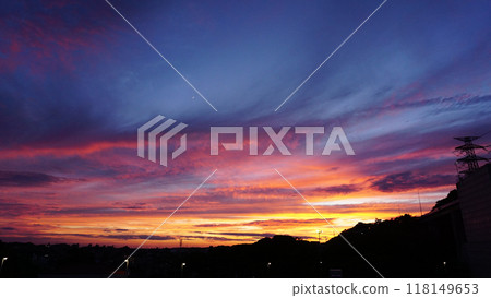 Sunset at Dannoura Parking Area Sunset at Dannoura Parking Area 118149653