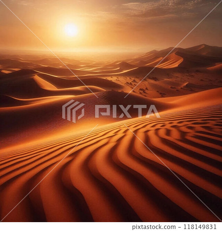 Dawn in the desert 118149831
