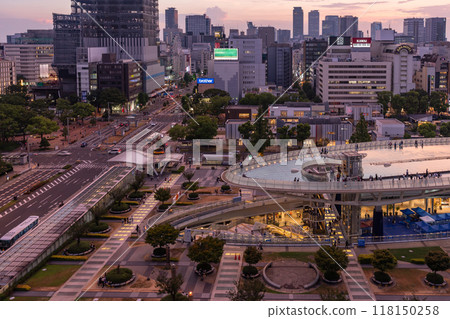 <Aichi Prefecture> Night view of Nagoya Sakae, downtown <Aichi Prefecture> Night view of Nagoya Sakae, downtown 118150258