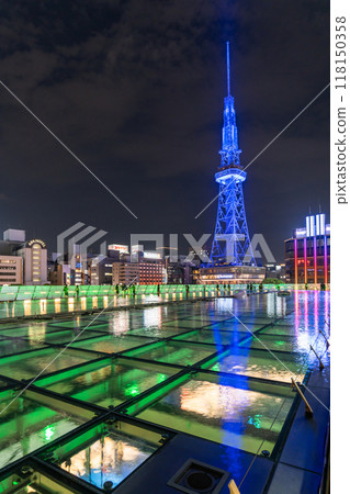 <Aichi Prefecture> Night view of Nagoya Sakae, downtown 118150358