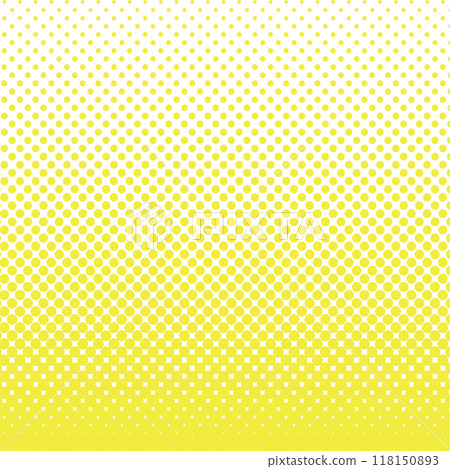 Halftone dot background vector yellow Dot vector Halftone dot background vector yellow Dot vector 118150893