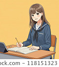 學校女生學習 118151323
