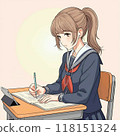 學校女生學習 118151324