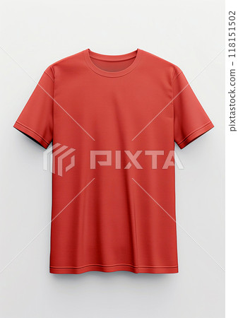 T-shirt mockup for brand advertising, 3D render on white background 118151502